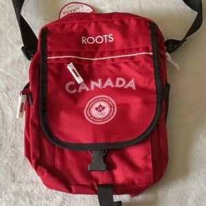 Roots Red Messenger Bag 2004 olympics new
